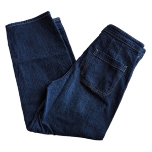 Pilcro and the LetterPress High Rise Dark Blue Wider Straight Leg Jeans Size 28
